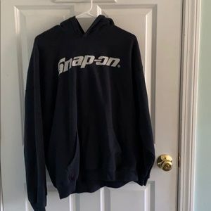 Black Snap-hoodie